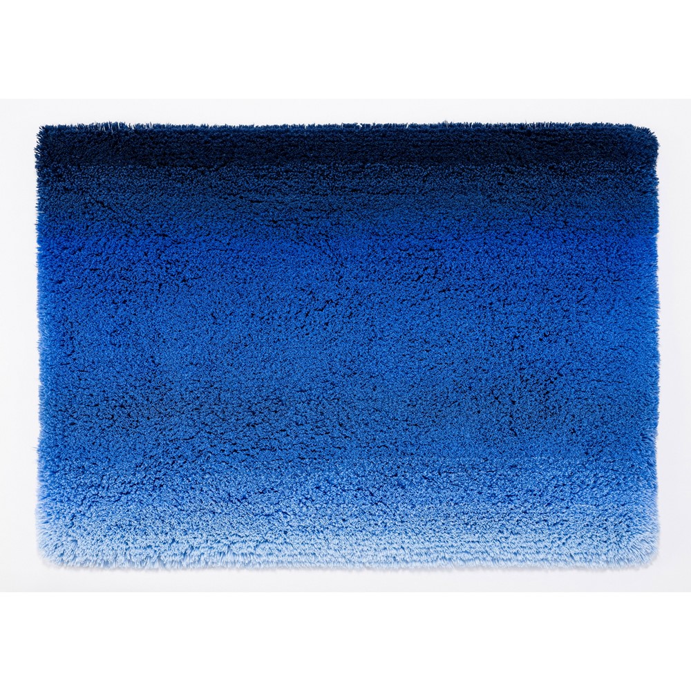 Luxury Aurore Bath Mat 314 by Designer Abyss & Habidecor in Navy Blue